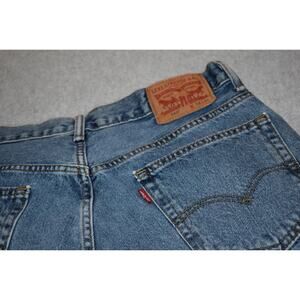Levis 560 Jeans Mens Size 33 x 34 Tapered Loose Comfort Fit Blue Cotton
